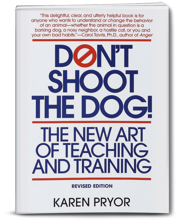 A book cover with the title " don 't shoot the dog !"