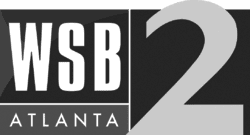 A black and white logo for the santa barbara television station.