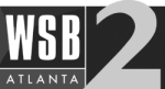 WSB_2_ A black and white logo for the santa barbara television station.
